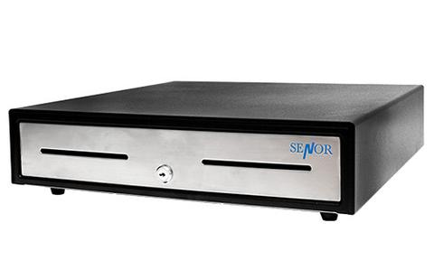 SENOR KC4141 STAINLESS FRONT BLACK CASH DRAWER